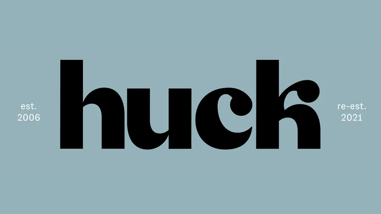 Huck Magazine logo