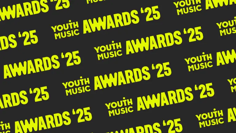 youth music awards 2025 brand pattern in yellow
