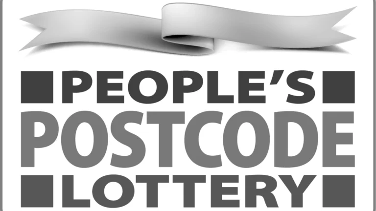 people's postcode lottery black and white