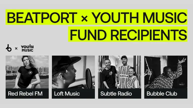 Poster of beatport and youth music funding