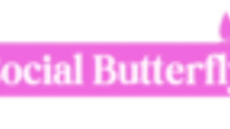 social butterfly logo