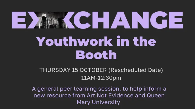 youth work in the booth poster