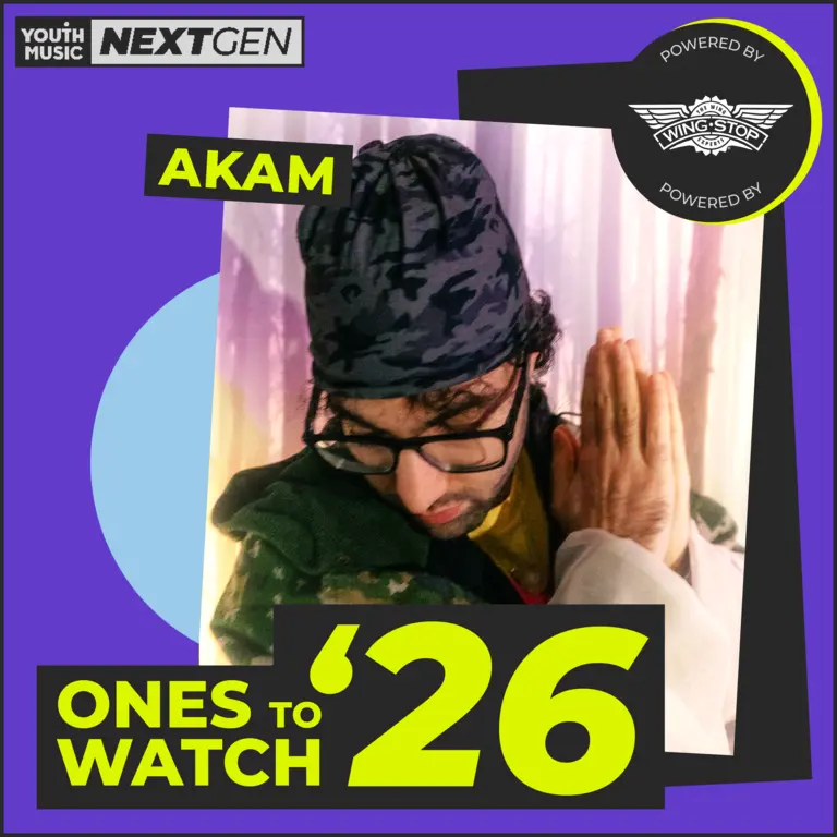 Akam with Ones To Watch 2026 branding
