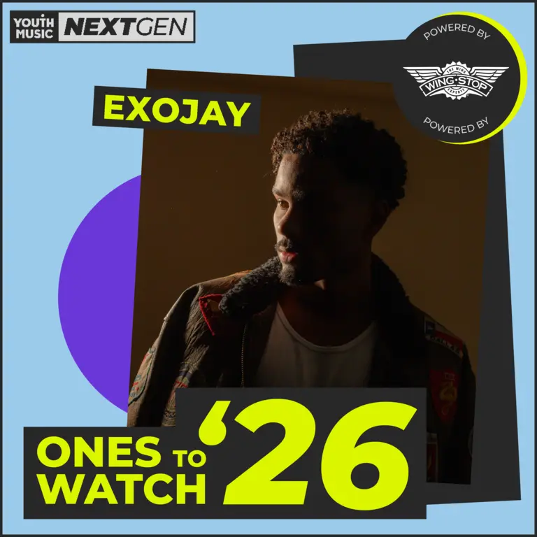 Exojay headshot with Ones To Watch 2026 branding