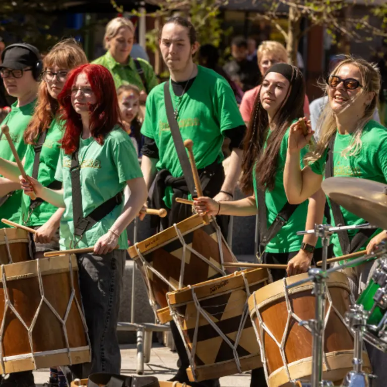 Jubacana drummers